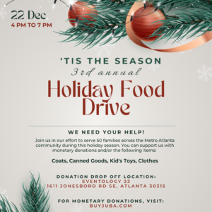 3rd annual holiday food drive